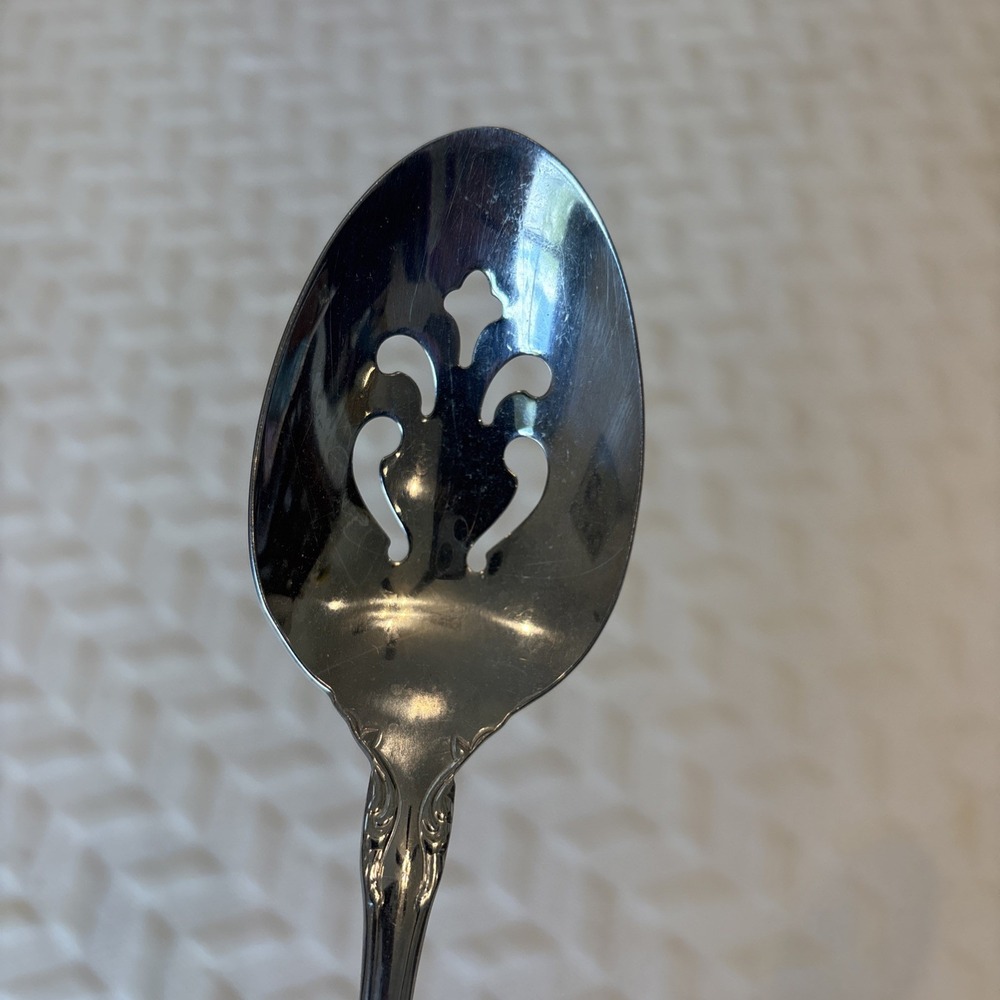 Oneida FREDERICK II 8.5 Serving Spoons (3) Stainless Heirloom Glossy Silverware - Picture 6 of 9